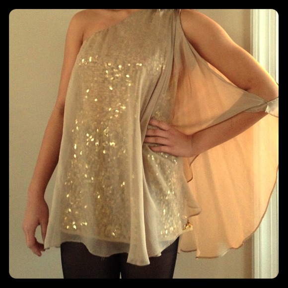 Brand new gold sequined dress/tunic