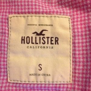Hollister plaid button up