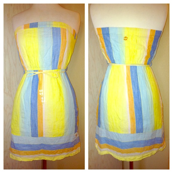 Billabong Dresses & Skirts - HOST PICK Billabong Strapless Sun dress☀