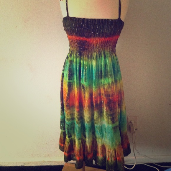 Dresses & Skirts - Green and orange maxi