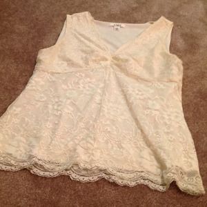 Vintage style lace top