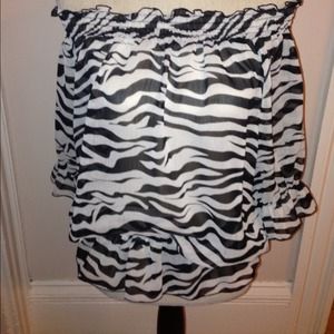 Zebra top