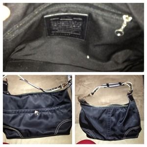 Black coach purse