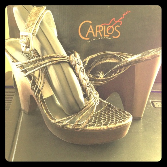 "SOLD" Wide heel "Carlos"...Pewter