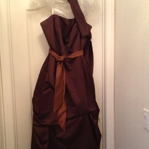 Dress, clutch and shoes