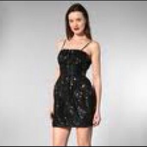 REDUCED!  NWT! Brunya black sequin cocktail dress