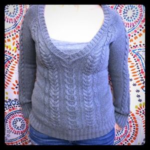 Snuggly warm gray sweater