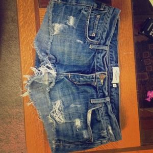 A&F shorts & Gilly hicks white lace shorts