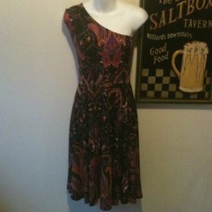 Karina Designs one shoulder dress