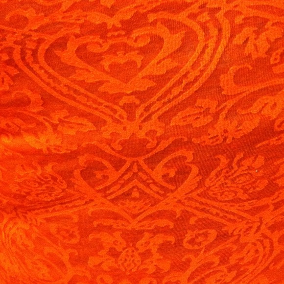 Burnt orange slightly sheer tee - Picture 2 of 2