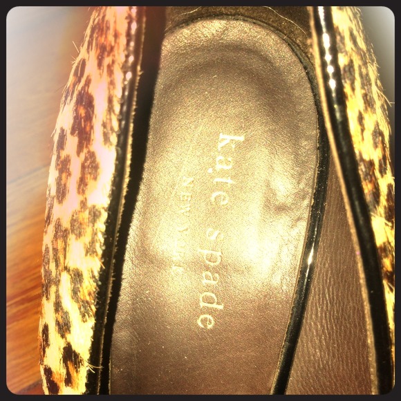Kate Spade cheetah wedges