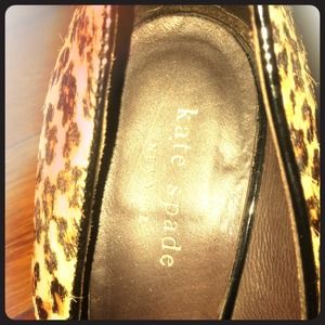 Kate Spade cheetah wedges