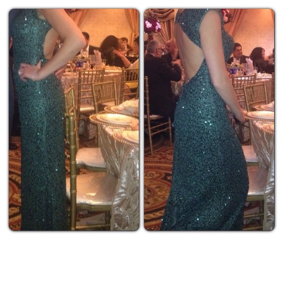 💗💗💗Green small sequin dress