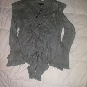 RESERVED Patty Boutique Ruffle Cardigan