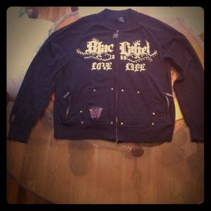 Black Label Sweater with zipper