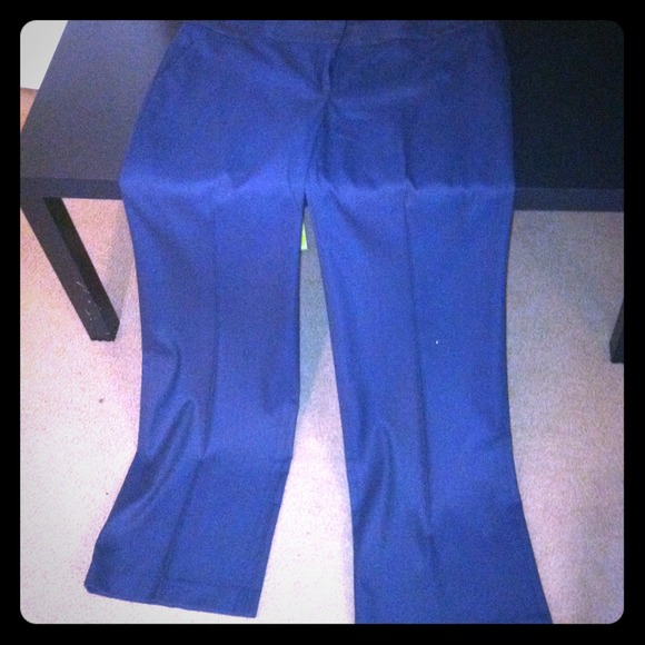 Blue tweed trouser dress slacks