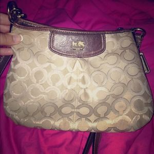 Coach Brown/Tan crossbody