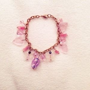 Romantic blush pink bracelet