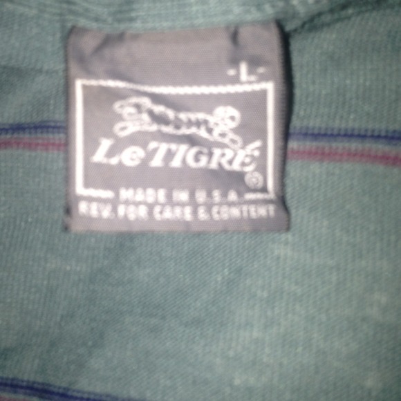 LeTigrè striped polo - Picture 3 of 3