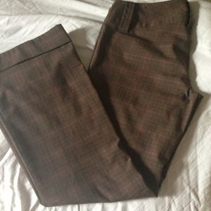 💋TRADED💋   Brown with pink pinstripe pants