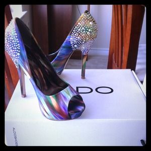 Aldo Peep-Toe Pumps