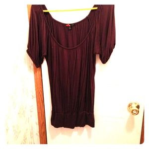 Forever 21 Cute brown short sleeved slouchy top