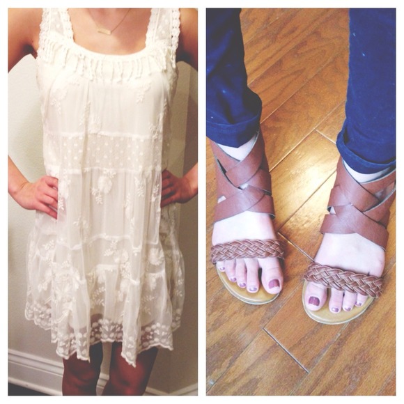 ✨BUNDLE✨ F21 Dress & Dollhouse Sandals