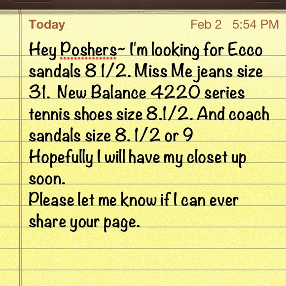Items I'm seeking~ - Picture 1 of 1