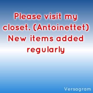 Thank you looking through my closet.