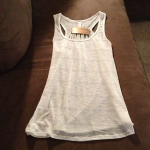 Burn out racer back top