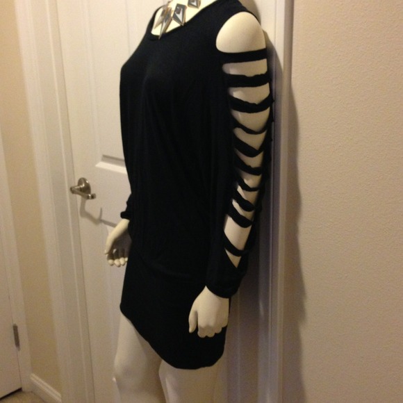 sexy ripped sleeve dress  - Picture 3 of 4