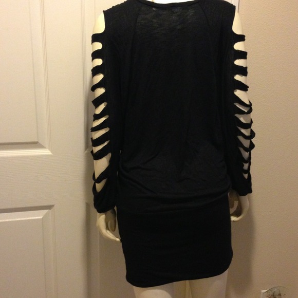 sexy ripped sleeve dress  - Picture 4 of 4