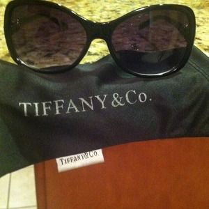 Tiffany & Co. sunglasses and pouch
