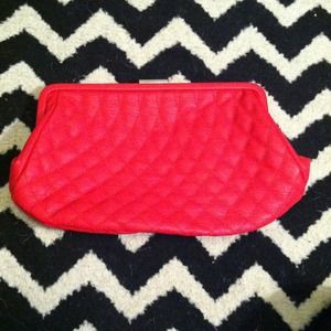 JustFab Bags - **MUST GO!!** red quilted clutch! JustFab Bags - **MUST GO!!** red quilted clutch!