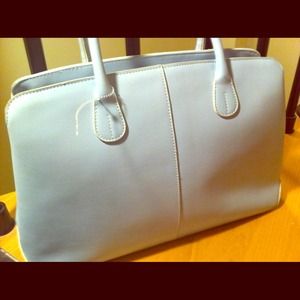 New Blue PVC Leather Designer Handbag REDUCED🚫