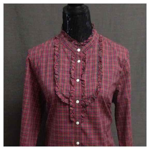 ⛔️KEEPING FOR NOW⛔️Red Plaid  Shirt by LL Bean - Picture 2 of 2