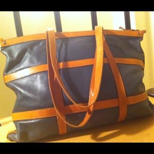 RESERVED Paris  designer leather Tote handbag