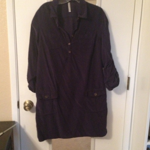 💋Bundle💋 Blue corduroy dress & brown dress