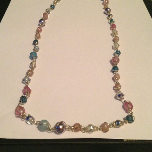 🚫SOLD🚫Multicolored stone necklace - Picture 1 of 3