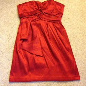 Brand new red strapless dress!