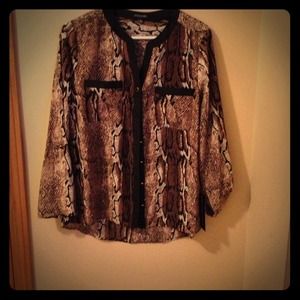 Snake skin blouse