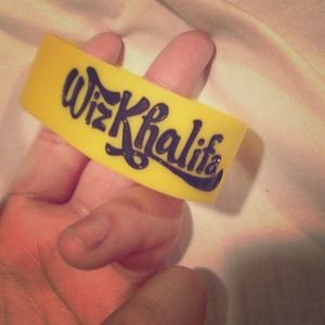 Rubber bracelet. Wiz khalifa