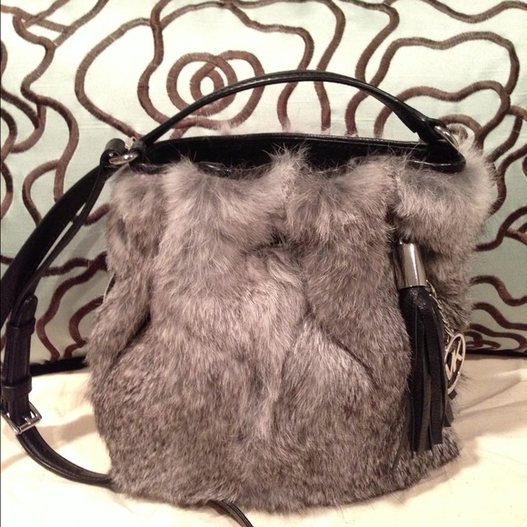 Michael Kors | Bags | Nwt Michael Kors Rabbit Fur Crossbody Handbag ...