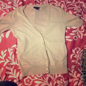 New York & company short sleeved cardigan