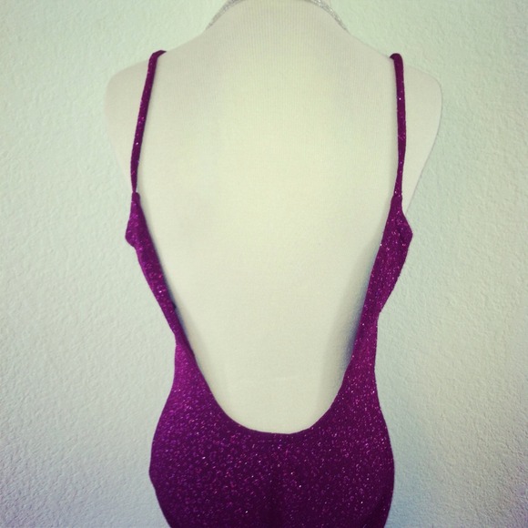 Sz 11 Stunning Jessica McClintock purple dress - Picture 2 of 4