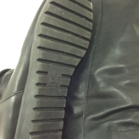Leather Black Riding Boot - Picture 3 of 4