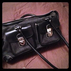 Dooney and Bourke charcoal gray handbag