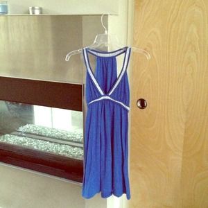 *Reduced* NWOT Blue Beach Dress / top with Sequins