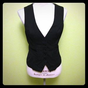 Black tuxedo style vest from The Limited sz M $6