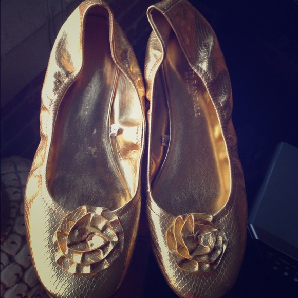 Loeffler Randall Shoes - ❎SOLDLoeffler Randall for Target gold Ballet Flats